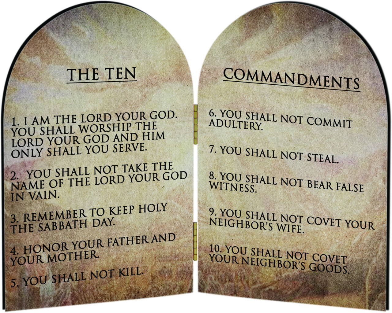 the ten commandments – st. mary of the seven dolors