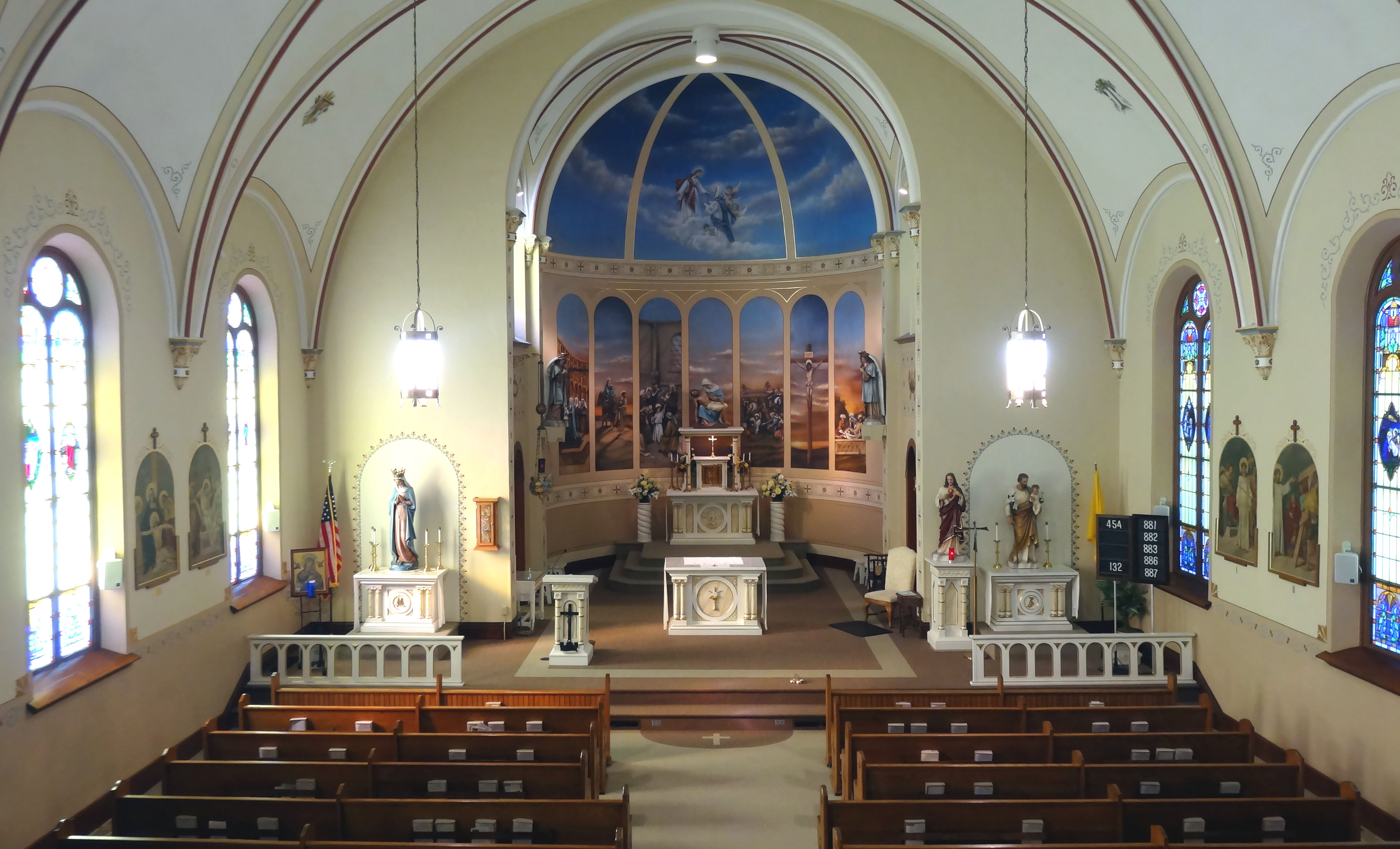Catholic Church and Catholic School - Osmond, Nebraska